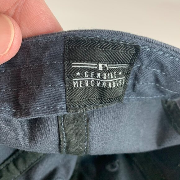 Colorado Rockies MLB Navy Blue 47 Brand Clean Up Relaxed Fit Strapback Hat - Picture 5 of 6